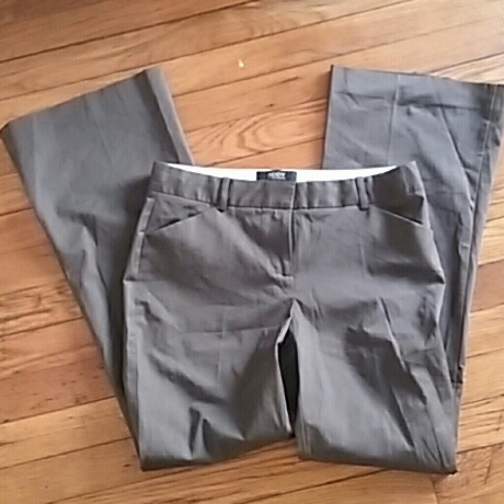 Body by victoria christie fit brown gray pants 4